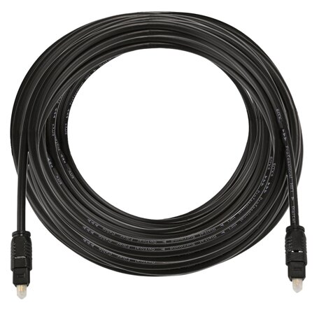 ETK Digital Toslink Optical kabel 8 meter / audio male to male / Optische kabel PVC series - zwart