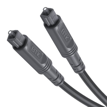 Optische kabel - 2 meter - Toslink Optical audio kabel - Grijs